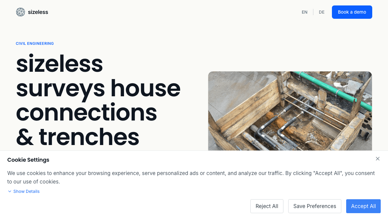 Interface preview of sizeless