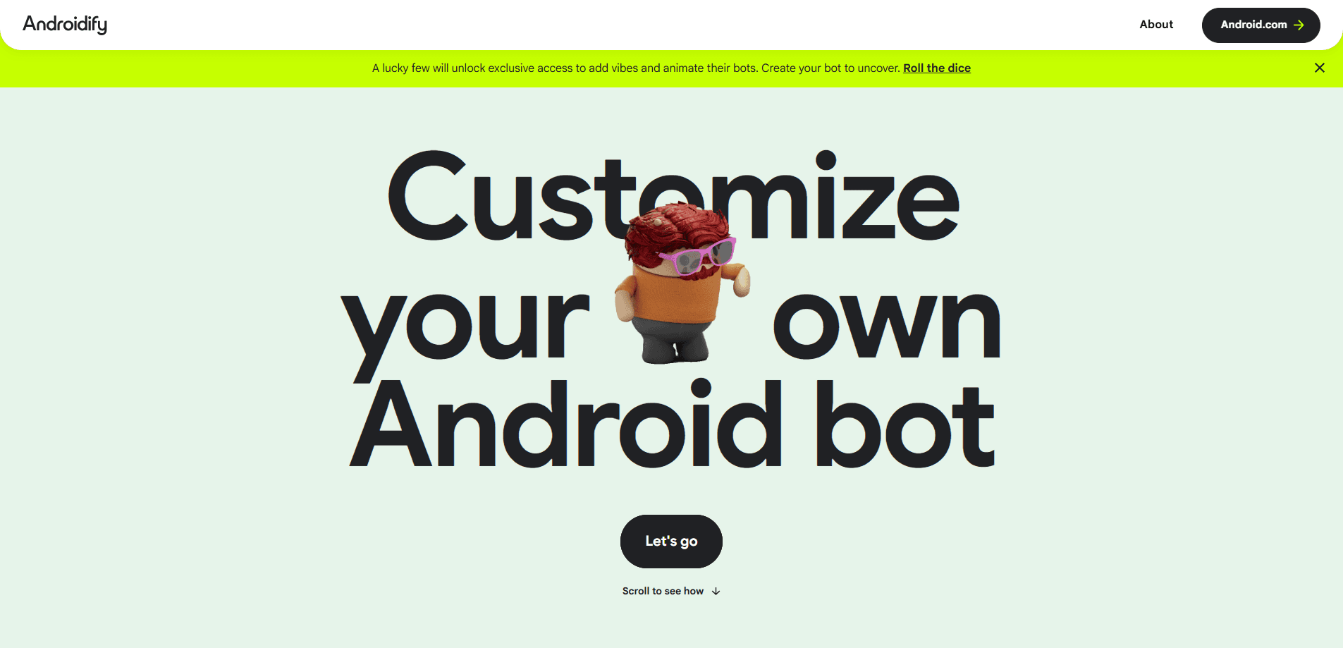 Androidify 미리보기