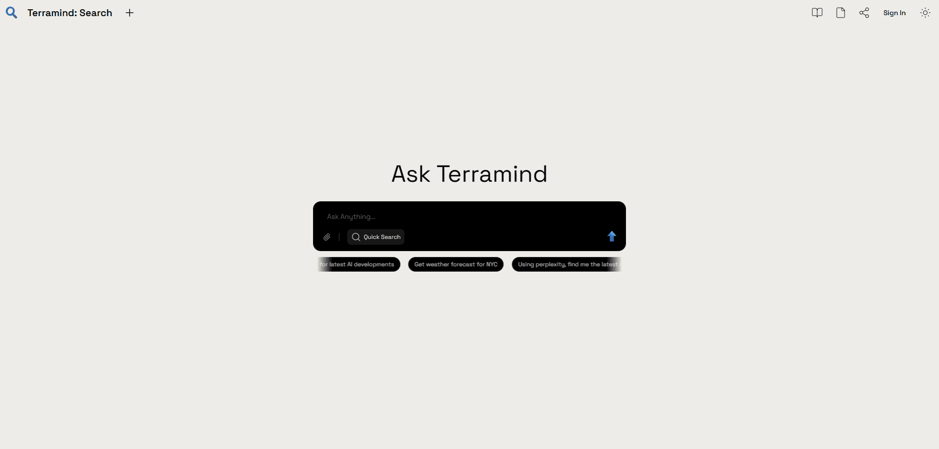 Terramind: Search 미리보기