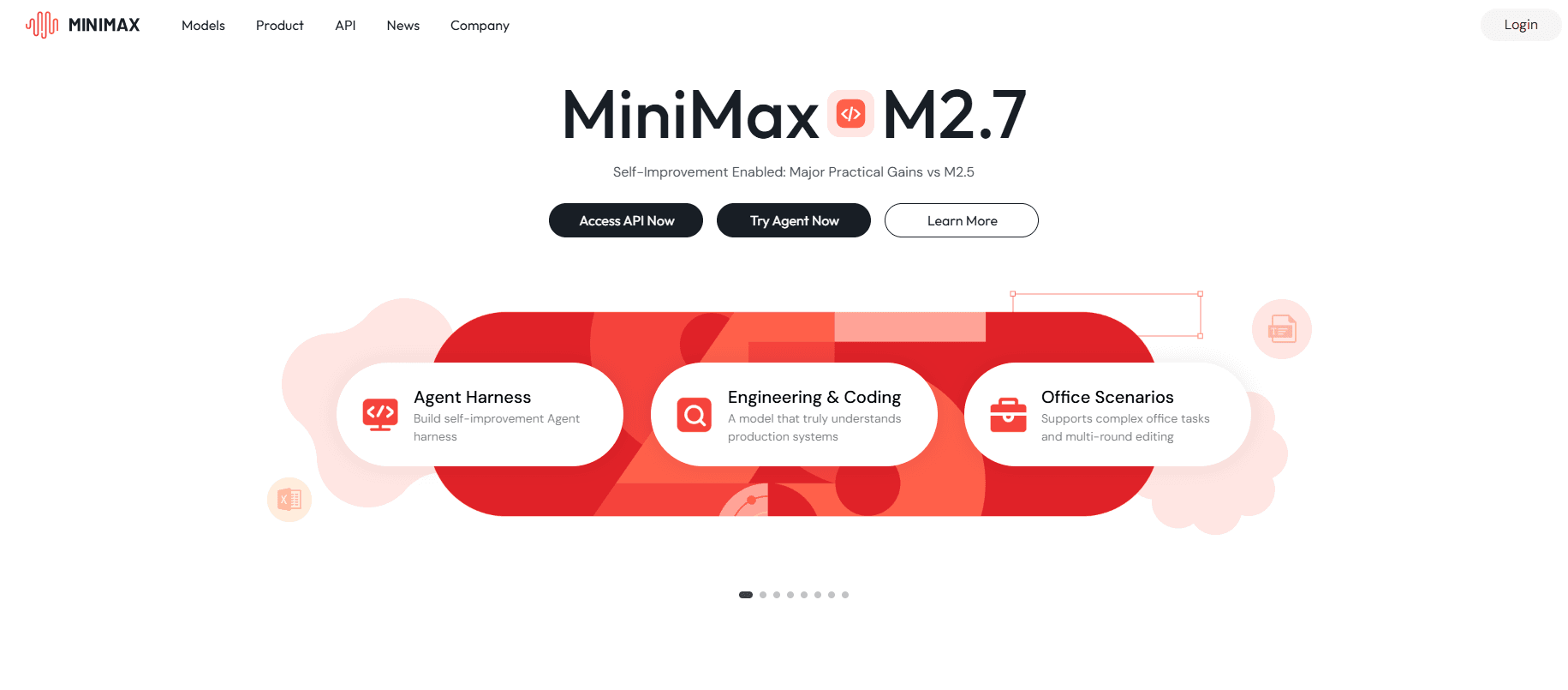 Interface preview of MiniMax