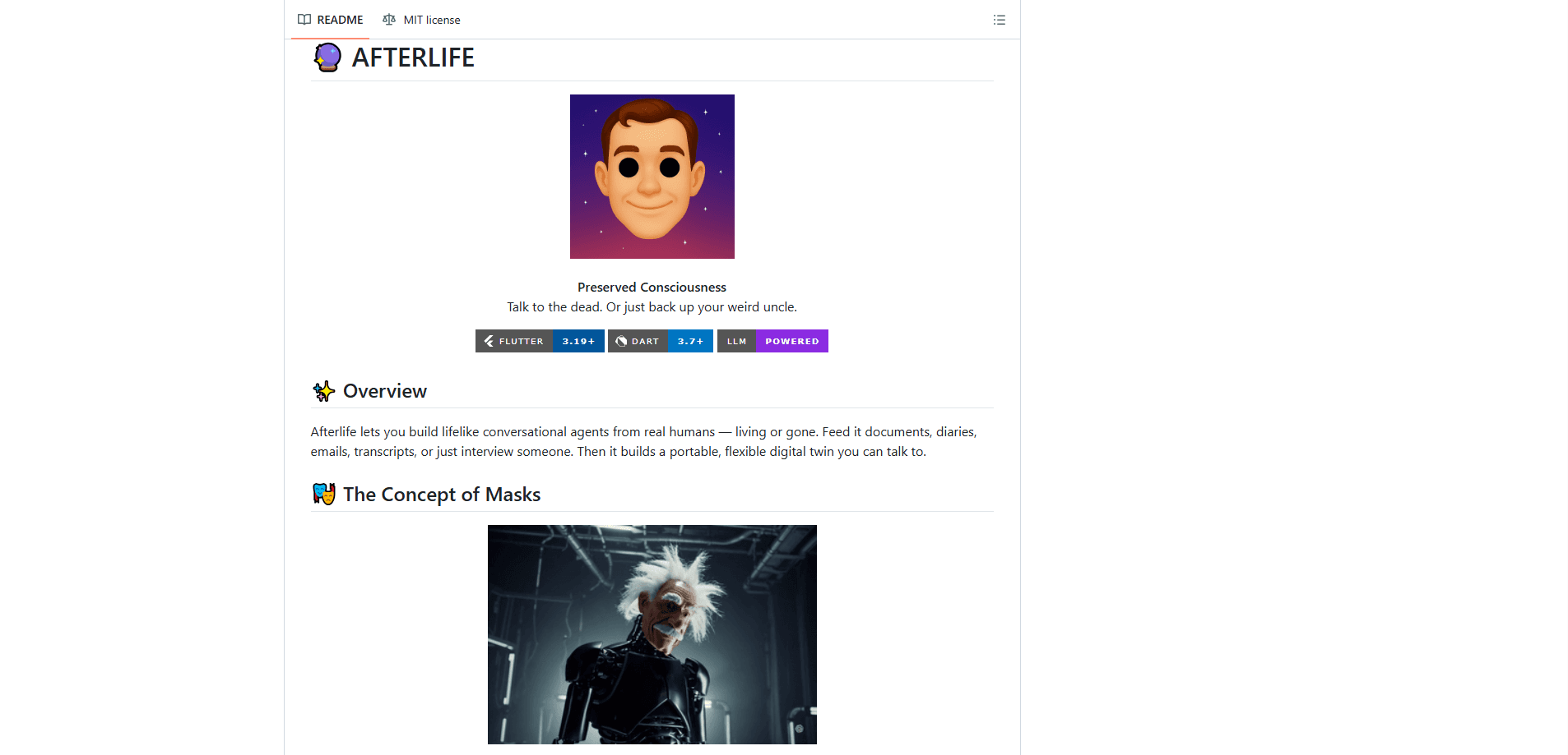 Afterlife AI 미리보기