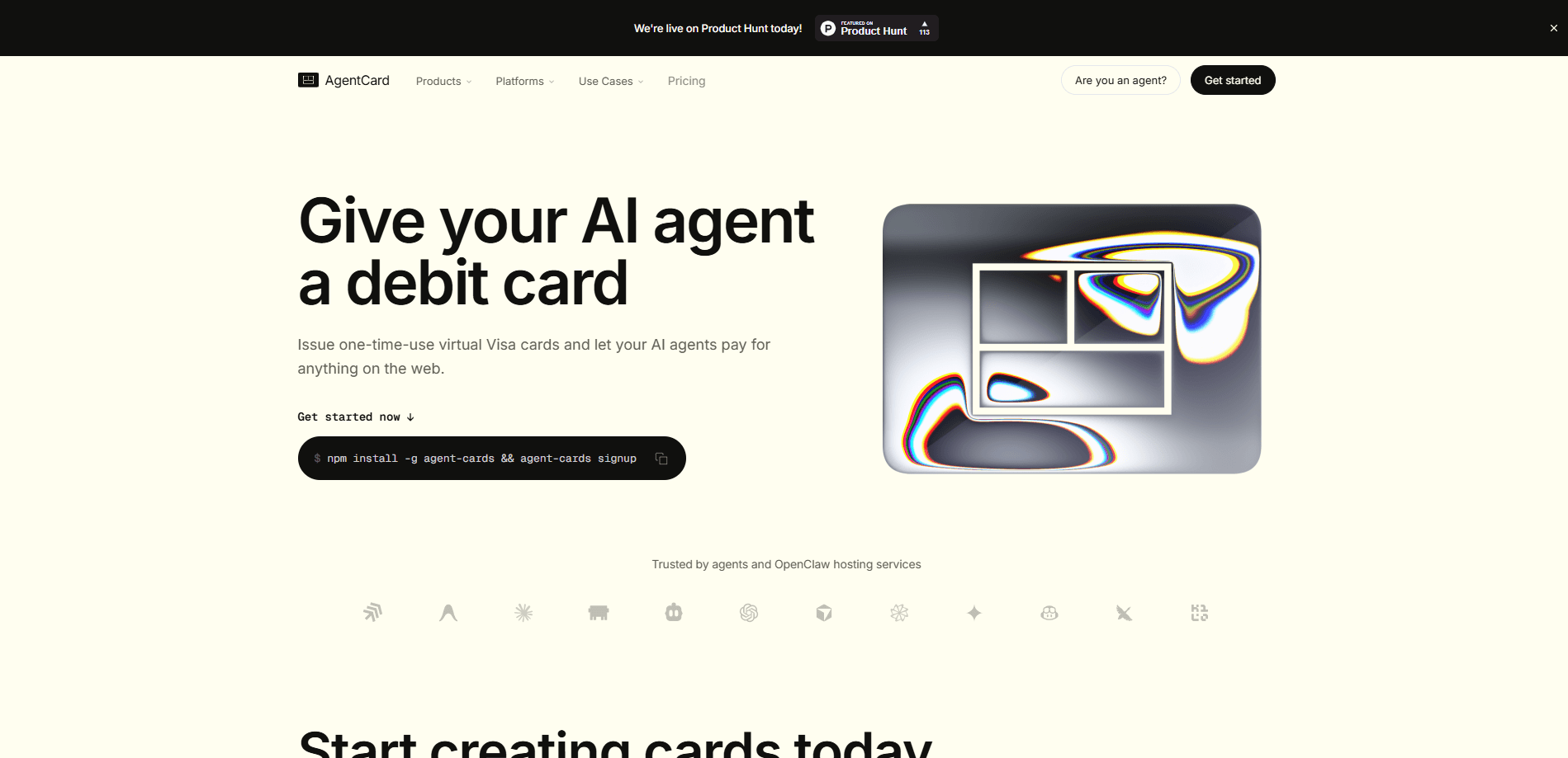 Agent Card 미리보기