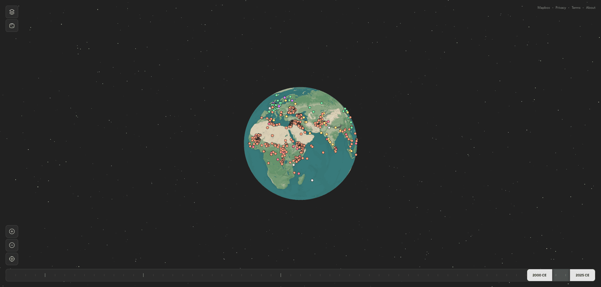 Vorschau der Oberfläche von Globe of History