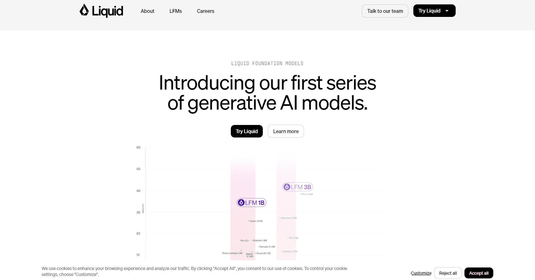 Liquid AI の画面プレビュー