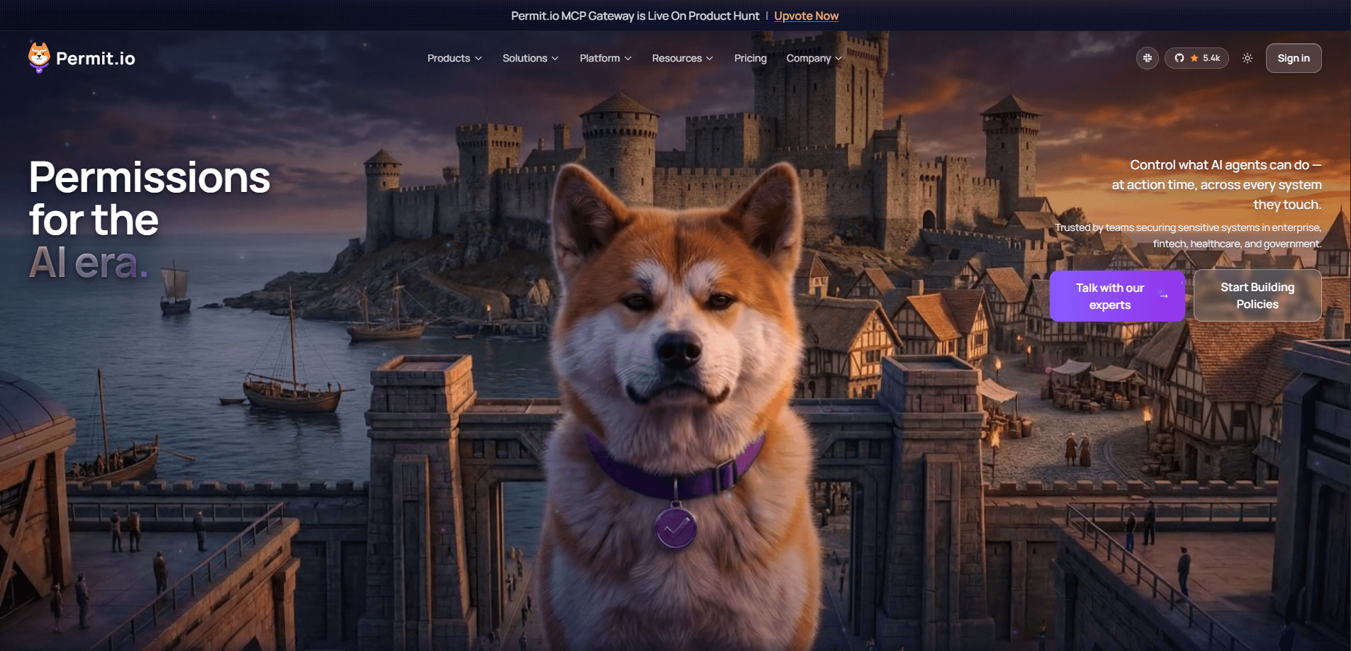Vista previa de la interfaz de Permit.io