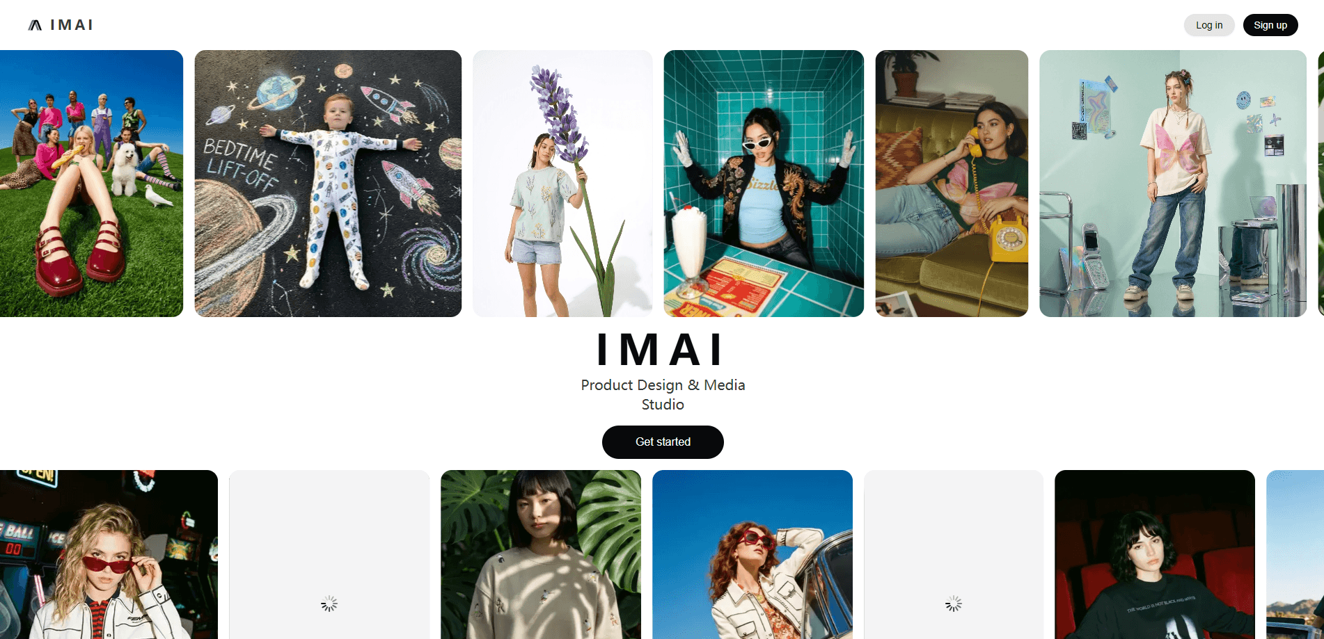Interface preview of IMAI Studio