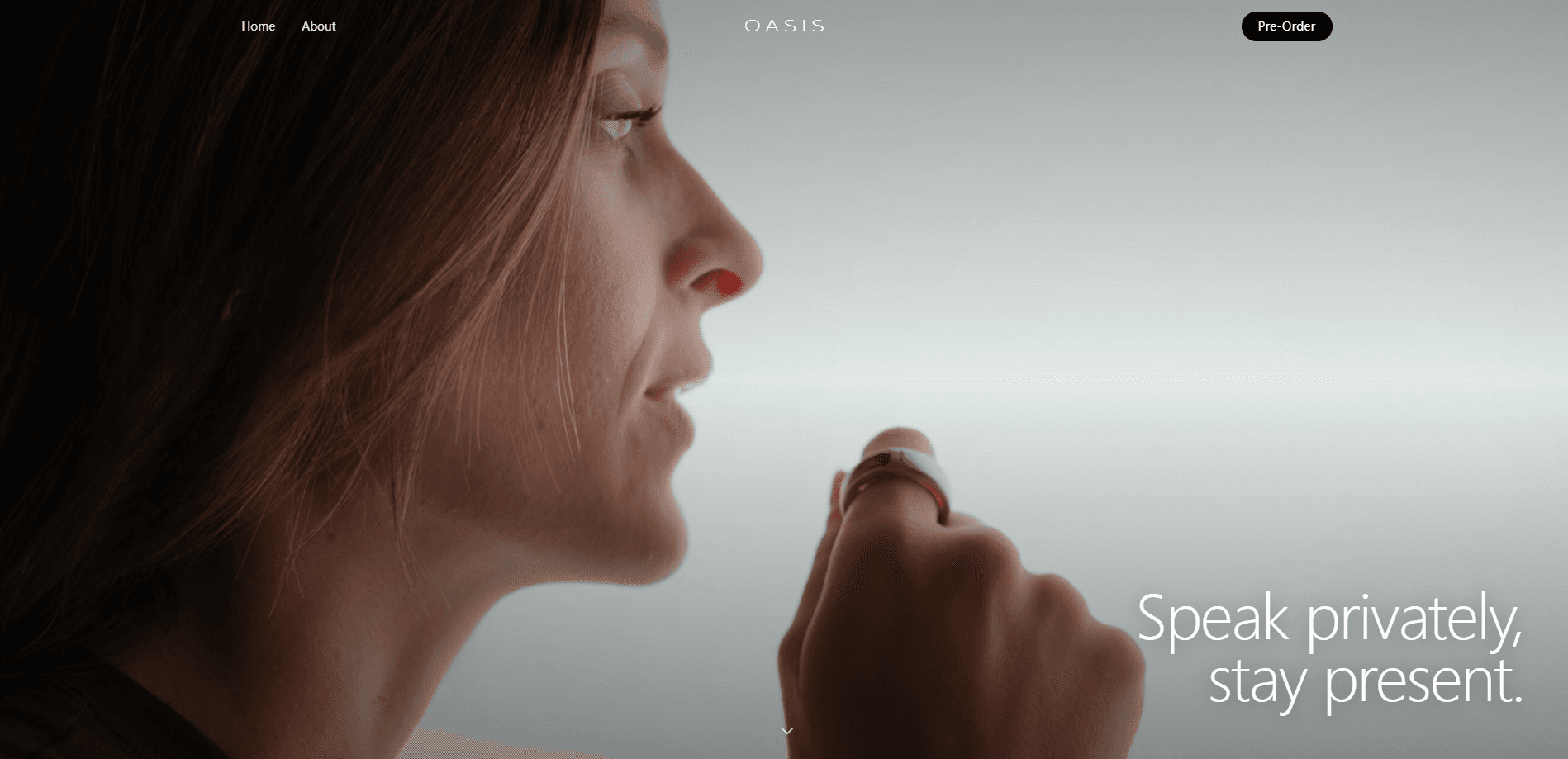 Aperçu de l'interface de OASIS 1 Ring
