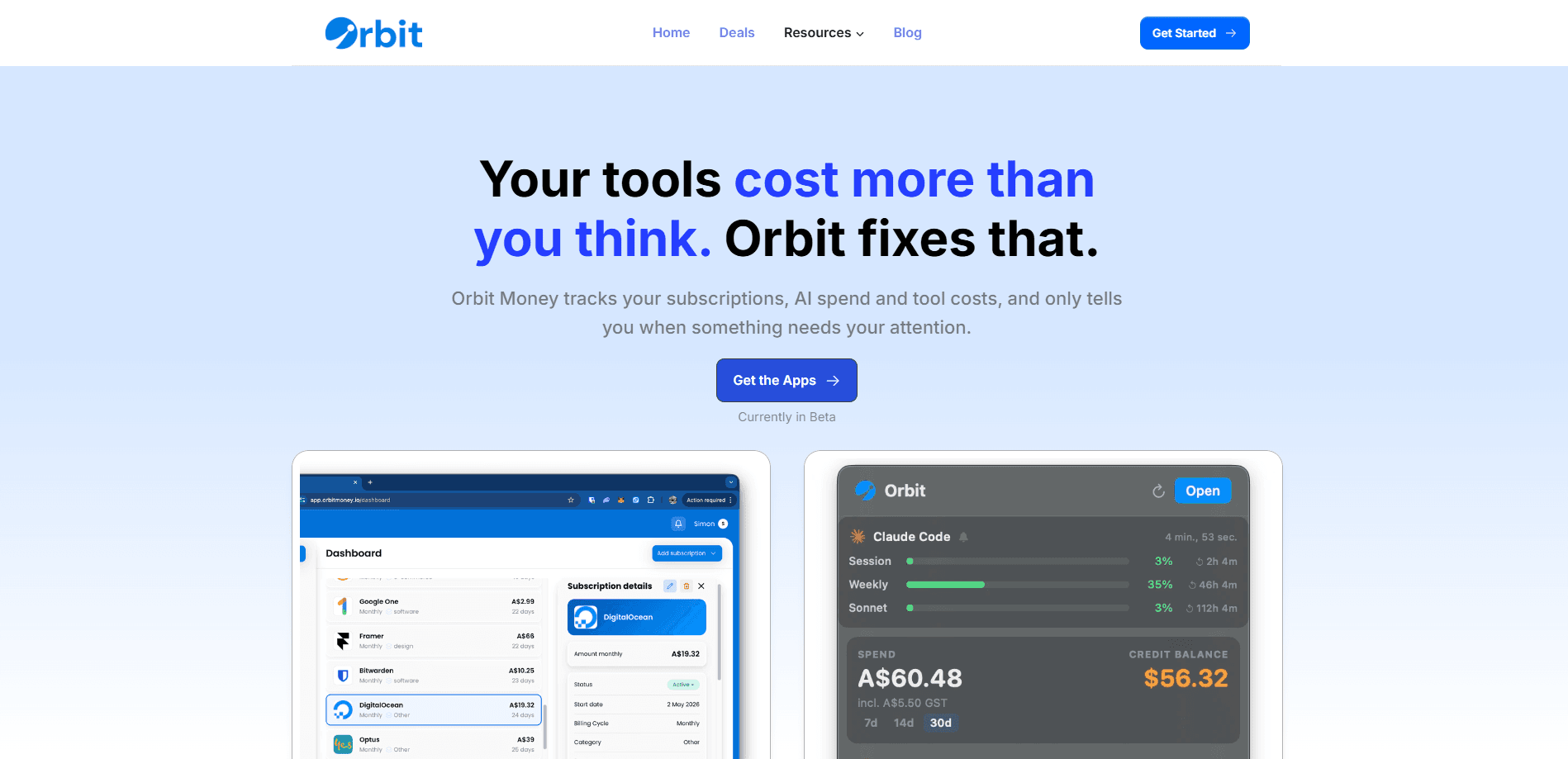 Orbit Money 미리보기
