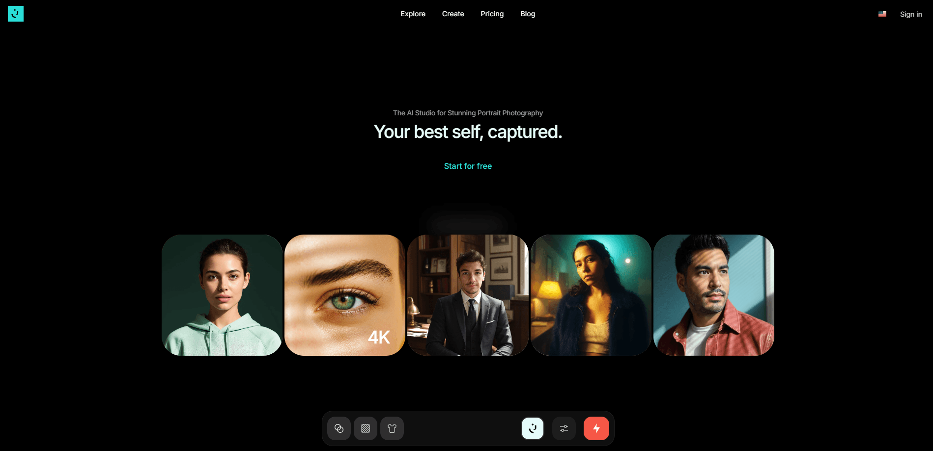 Interface preview of Primeshot AI