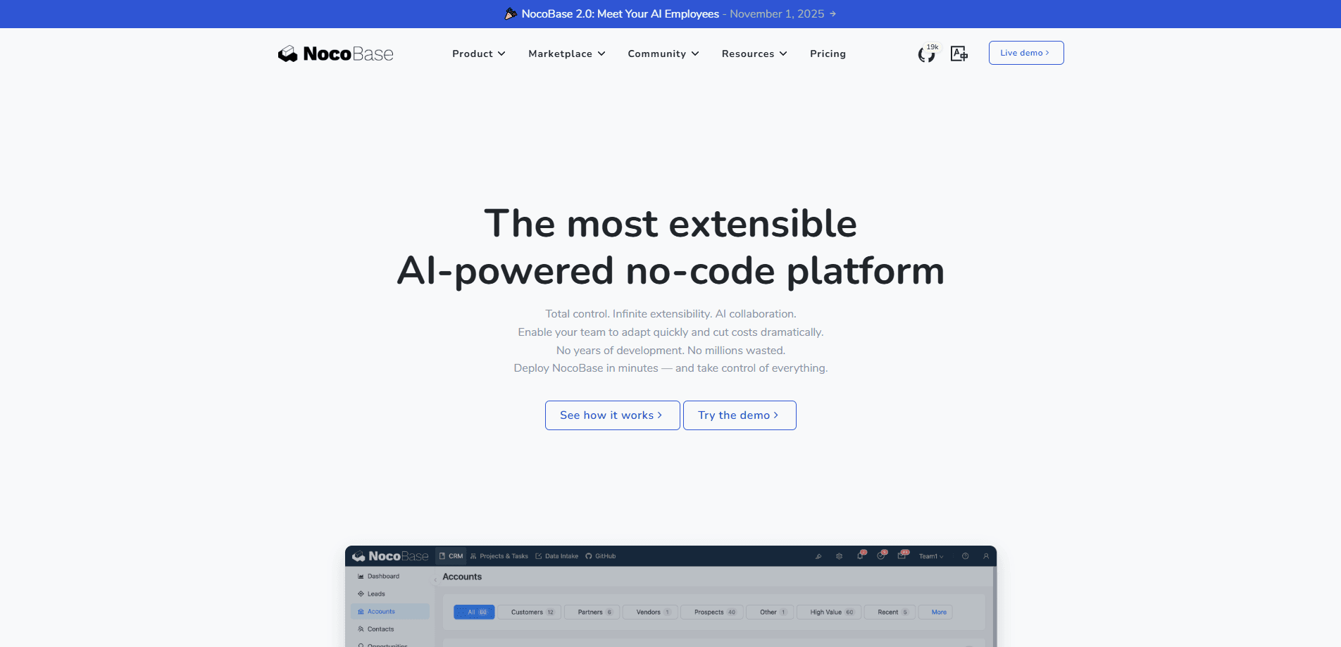 NocoBase 미리보기