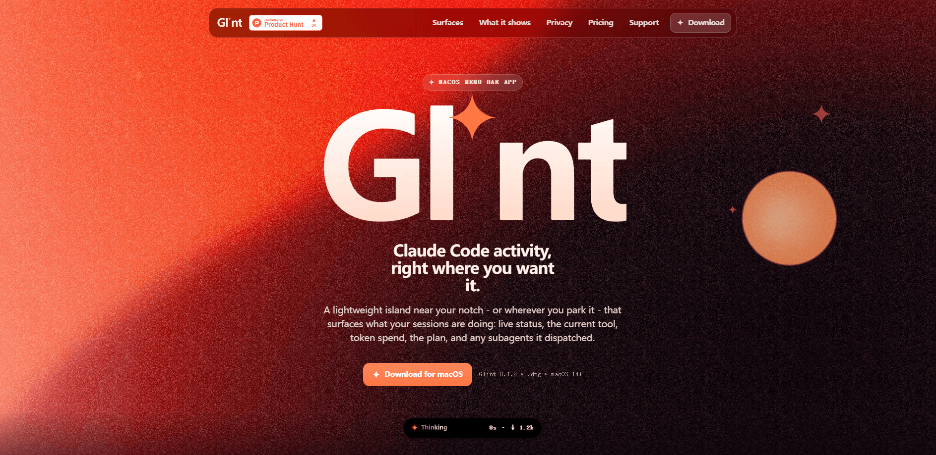 Glint 미리보기
