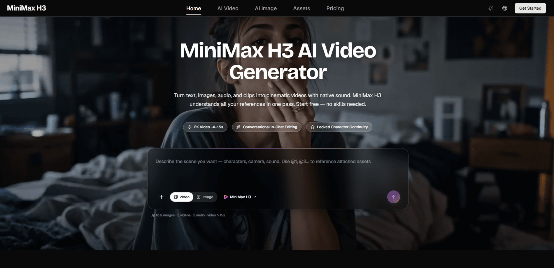 Interface preview of Minimax H3
