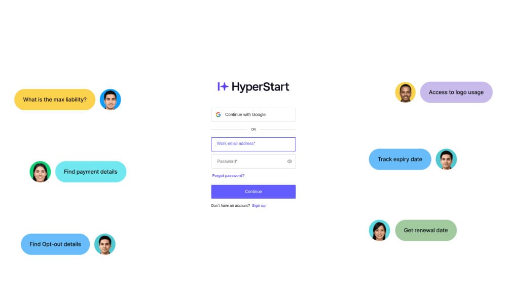 Vista previa de la interfaz de HyperStart