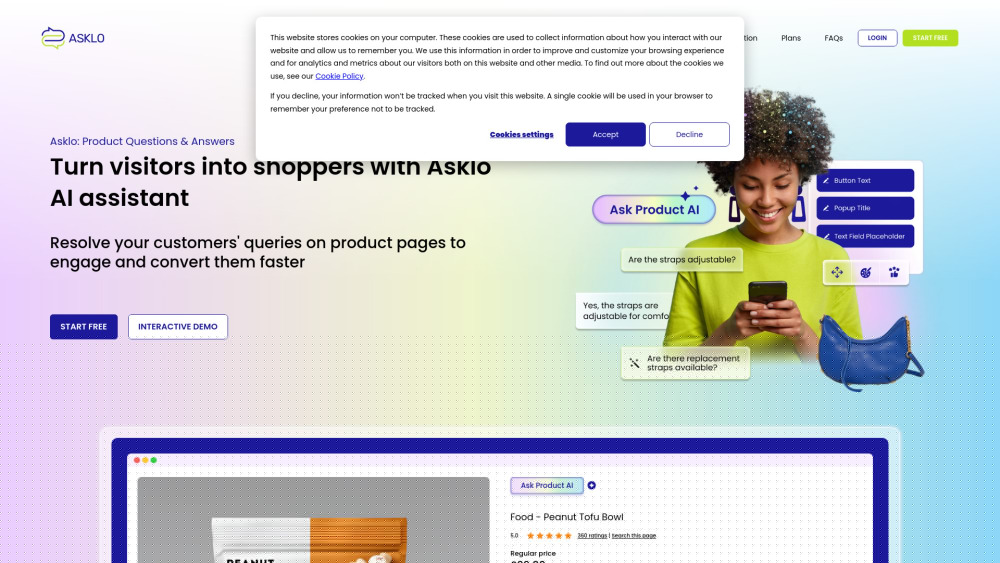 Asklo 的介面預覽