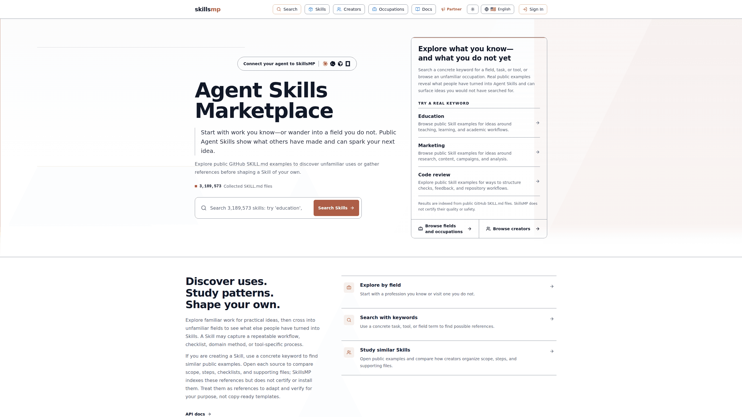 Agent Skills Marketplace 미리보기