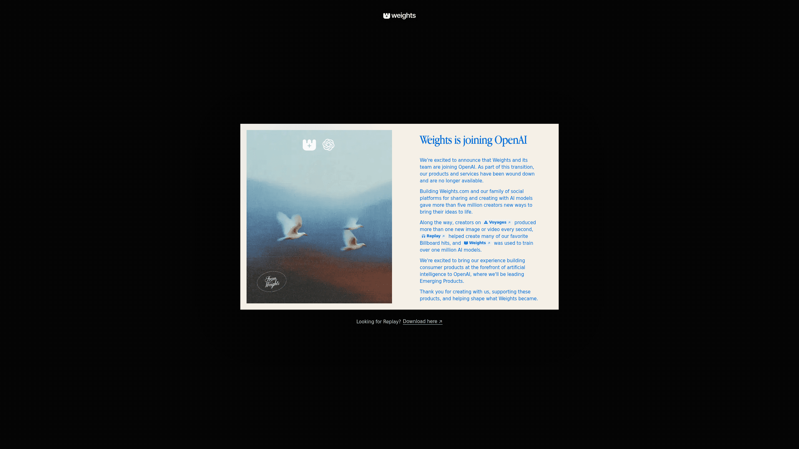 Interface preview of Weights Gg