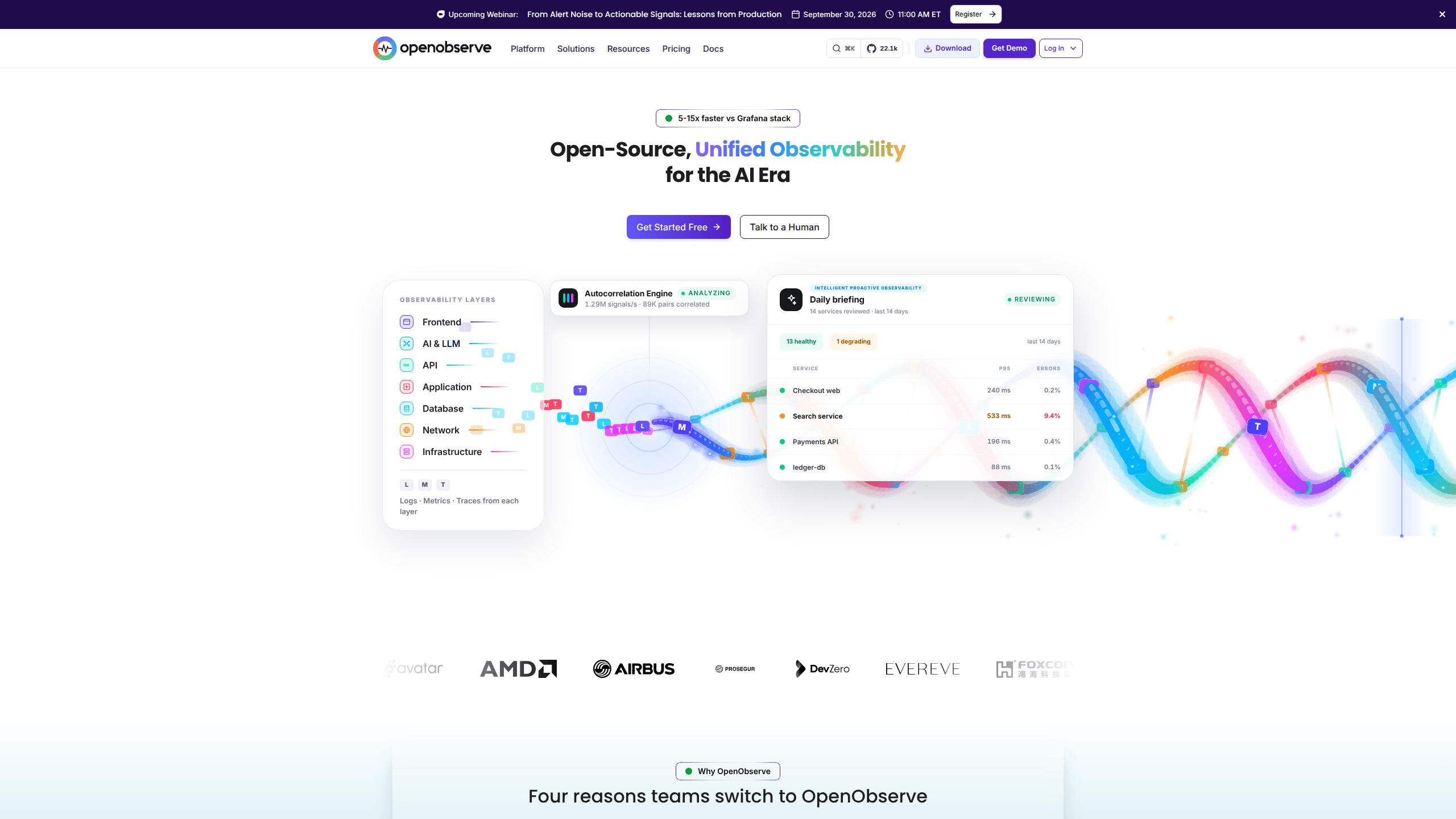 OpenObserve 미리보기