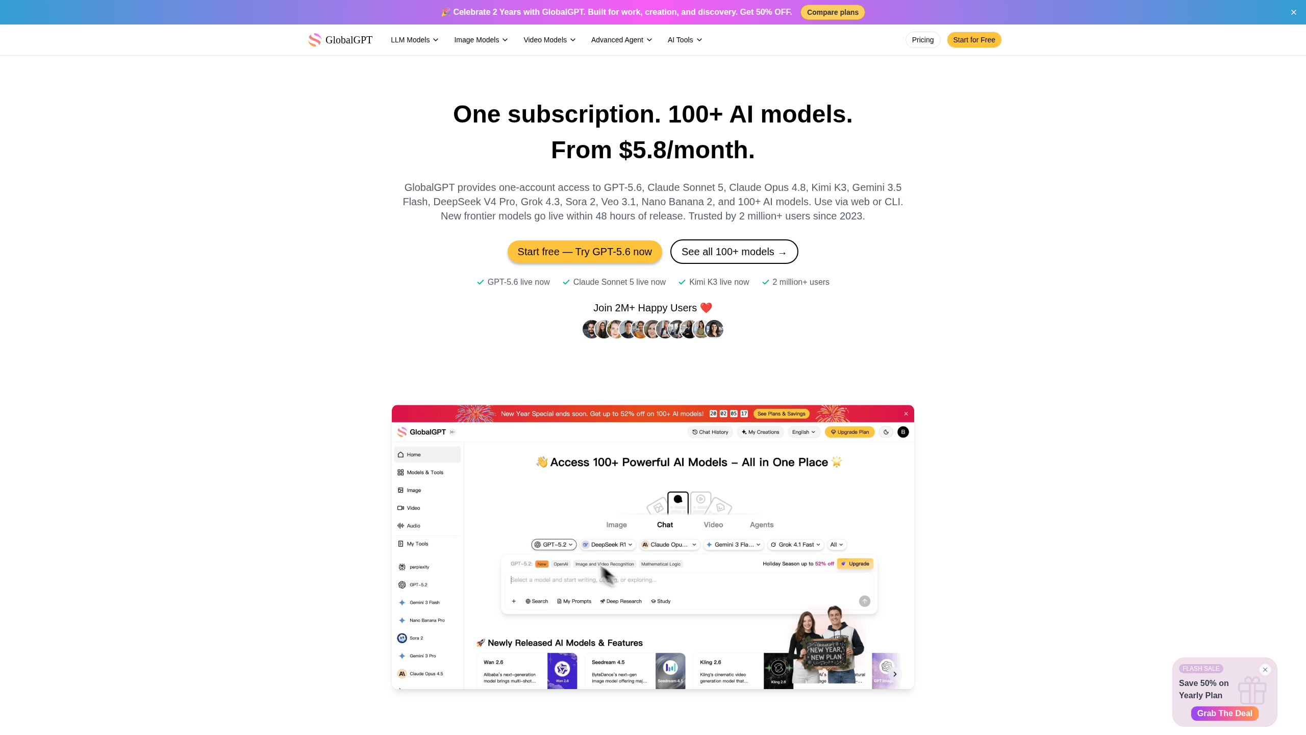 Interface preview of Globalgpt