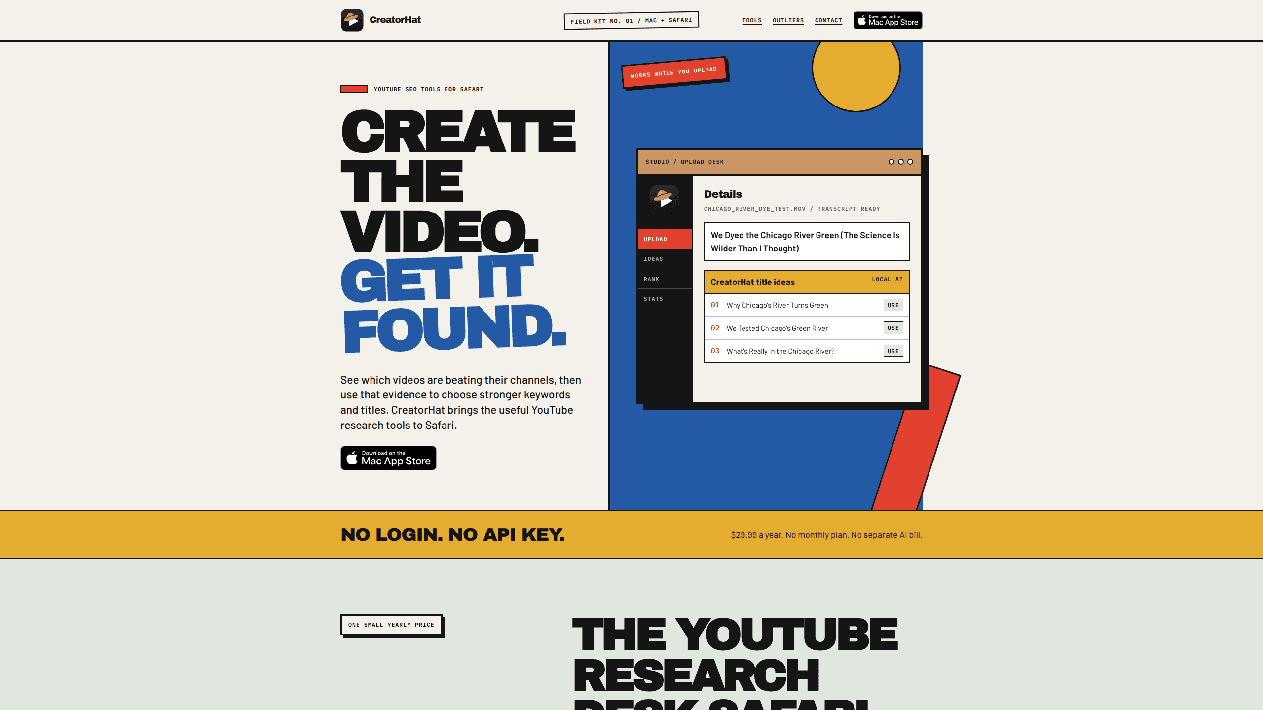 CreatorHat の画面プレビュー