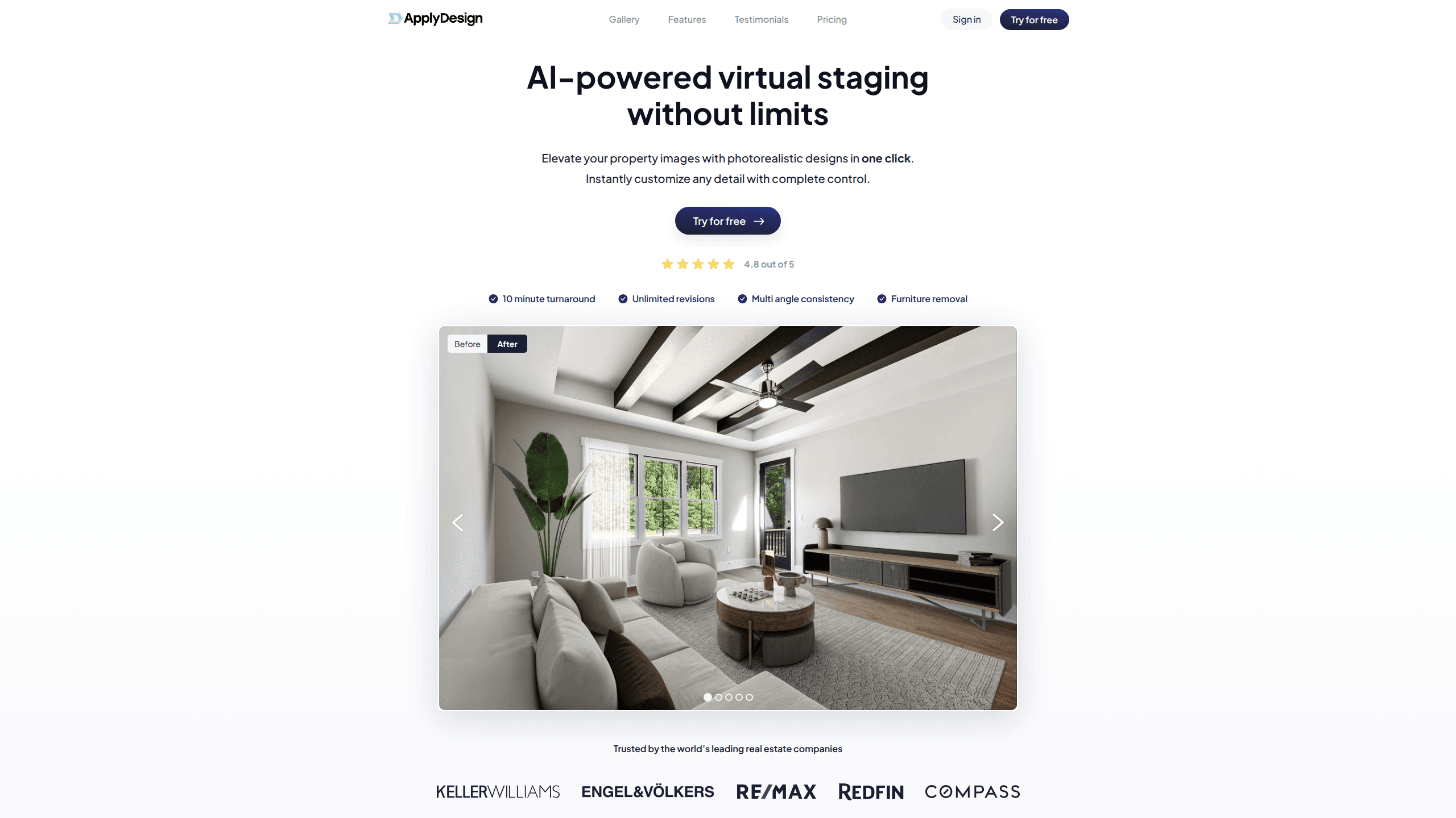 Interface preview of Applydesign