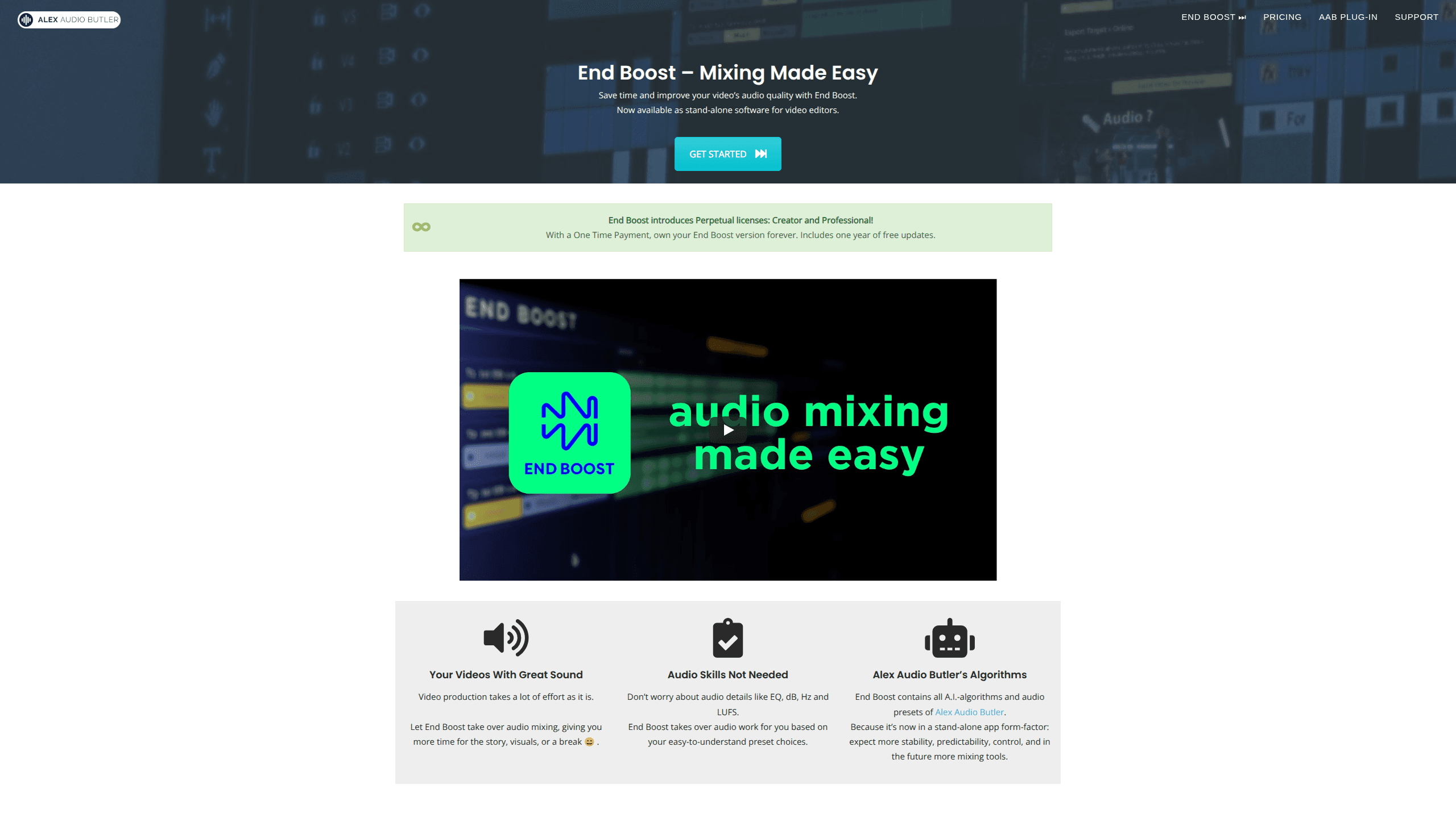 Interface preview of Alexaudiobutler Com