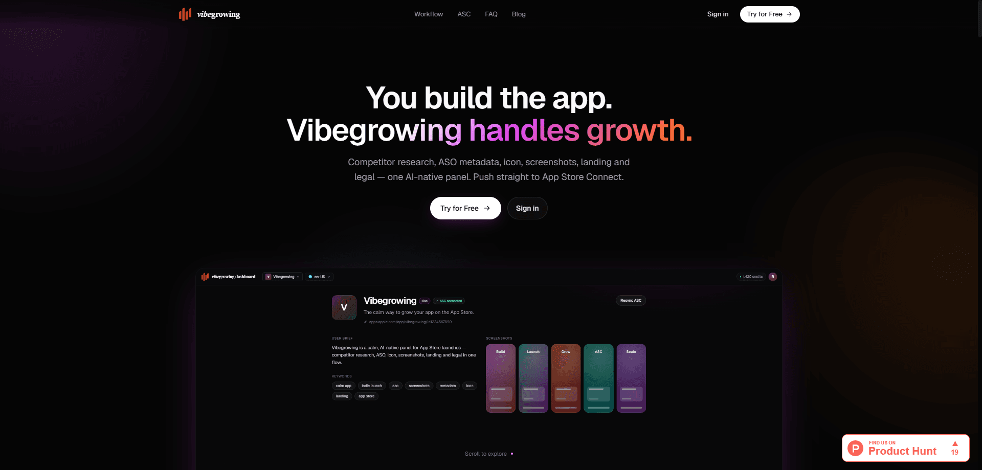 Vibegrowing AI 미리보기