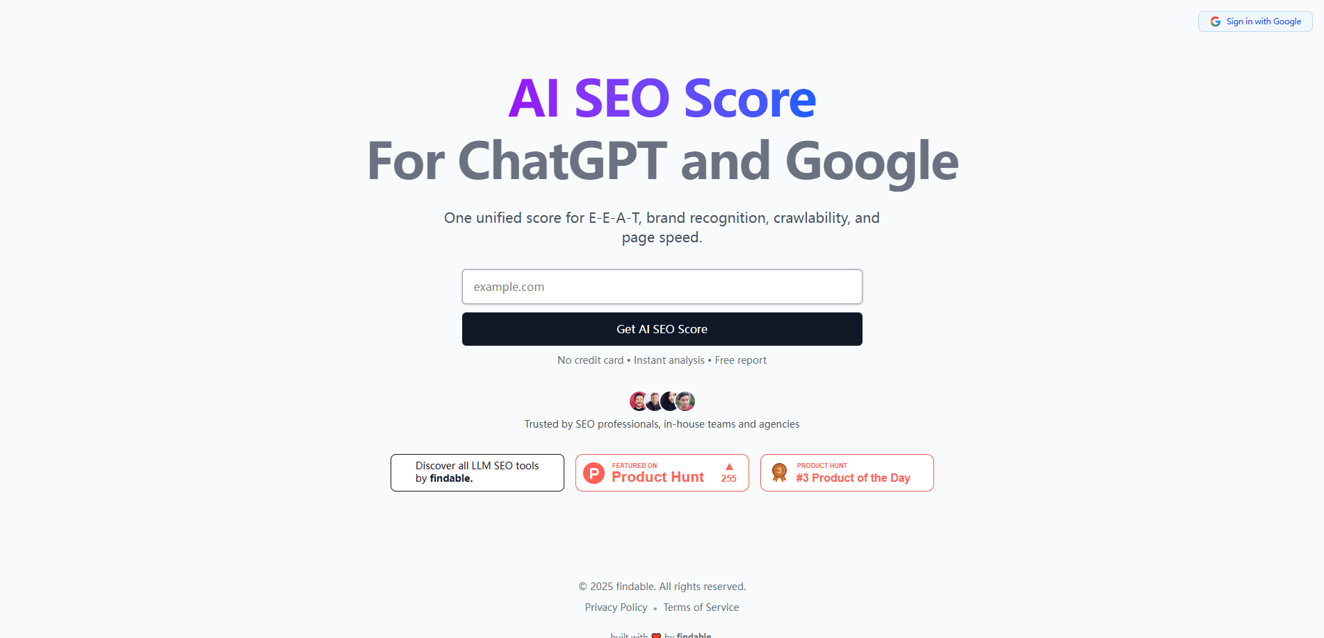 AI SEO Score の画面プレビュー