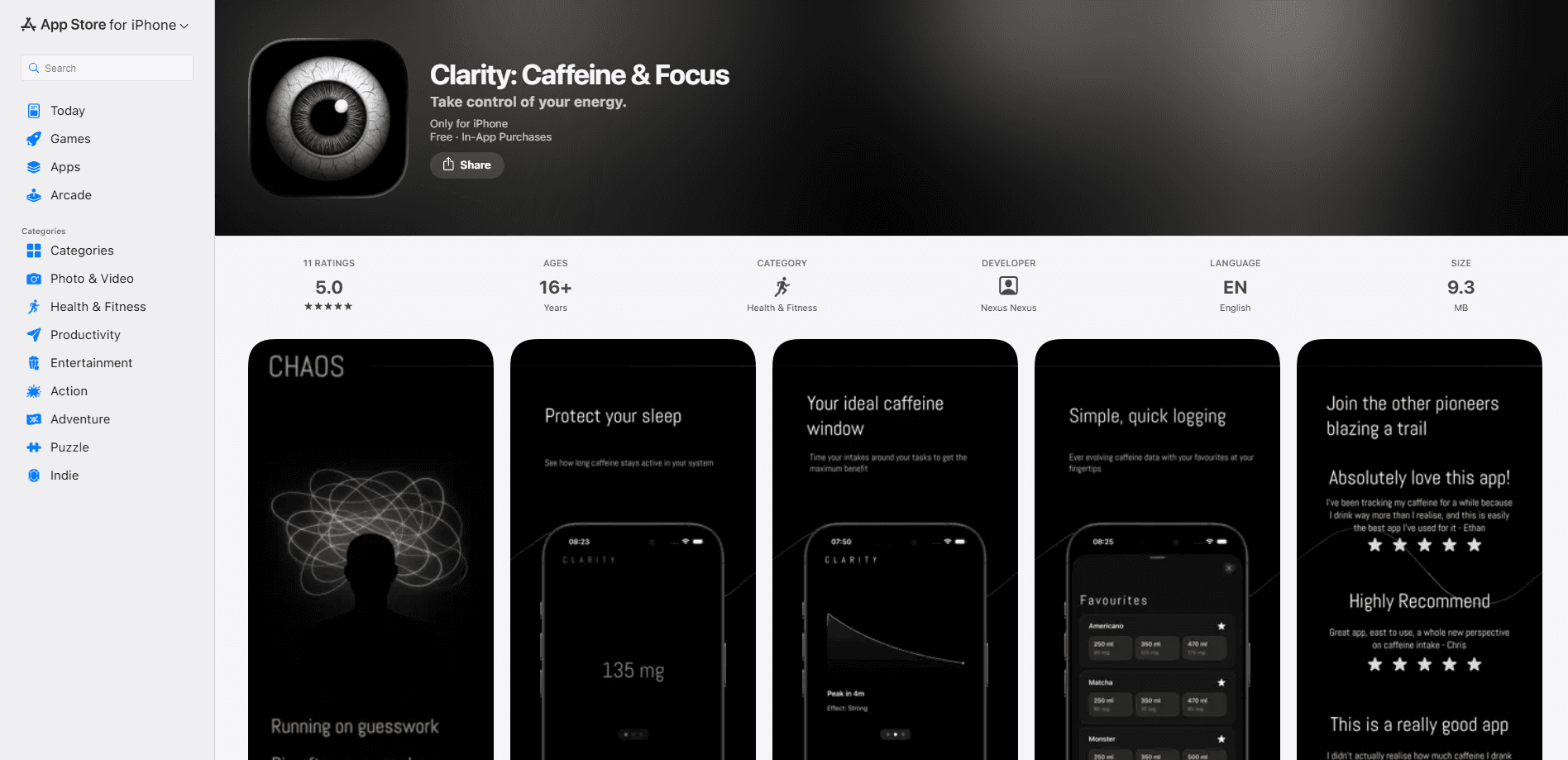 Interface preview of ClarityIntroducing Clarity Intelligence
