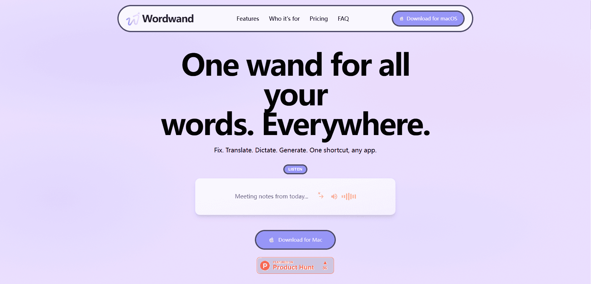 Wordwand 미리보기