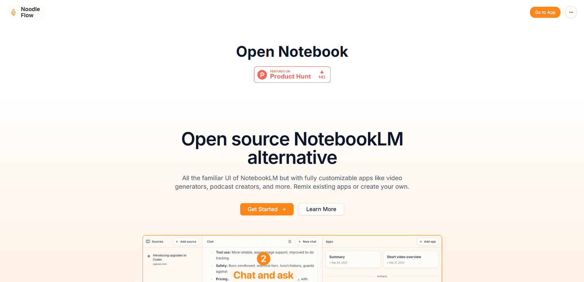 Open Notebook 미리보기