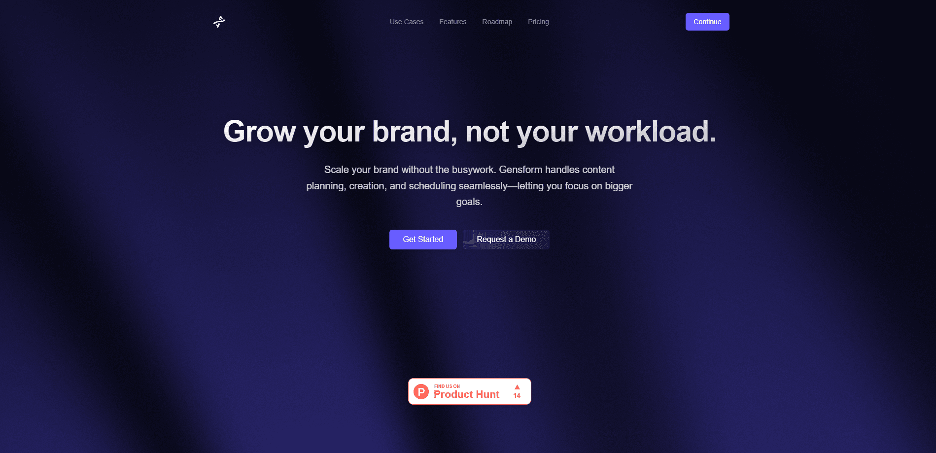 Gensform | AI Brand Builder (Beta) 미리보기