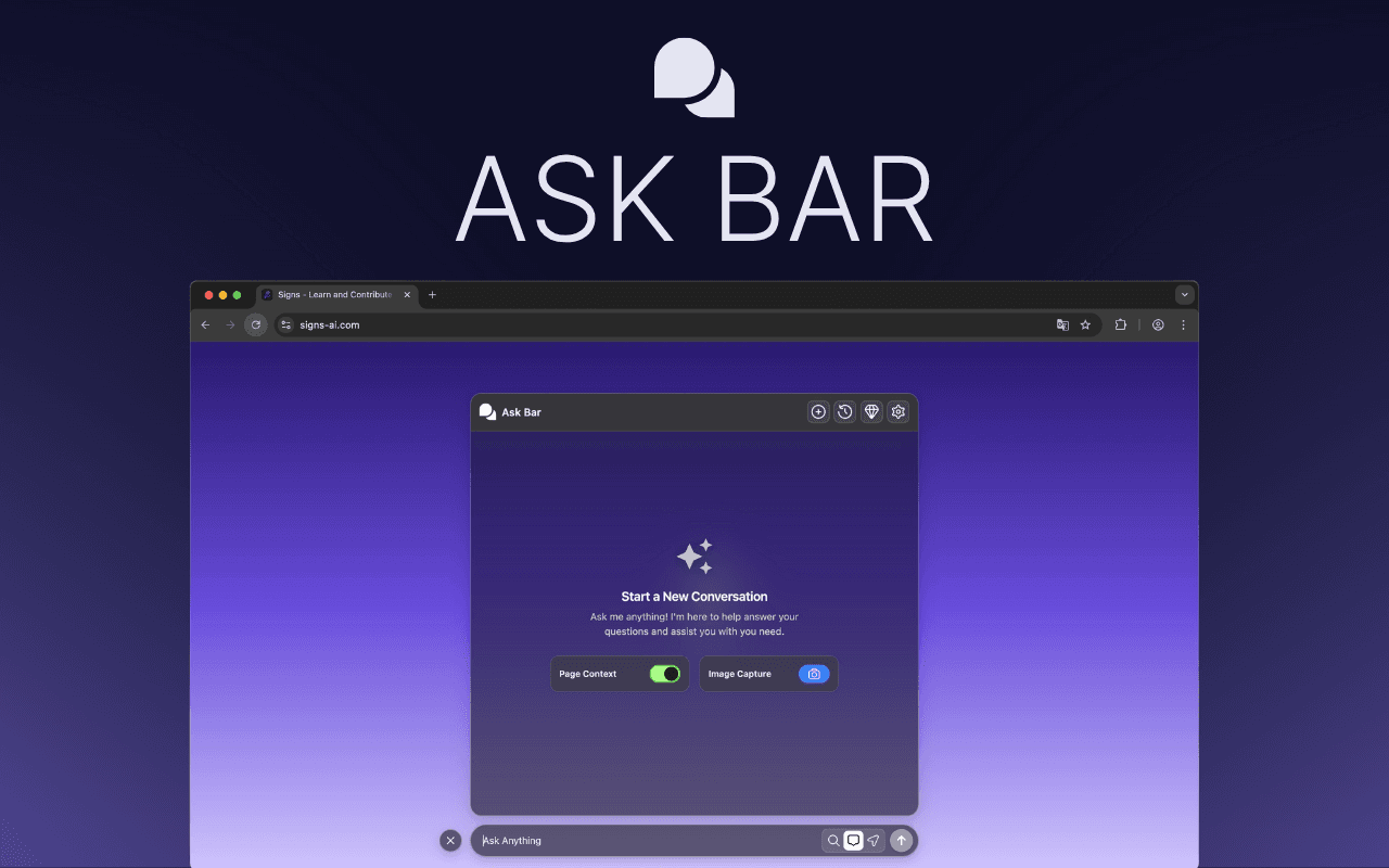 Ask Bar: AI Answers on Every Page 미리보기