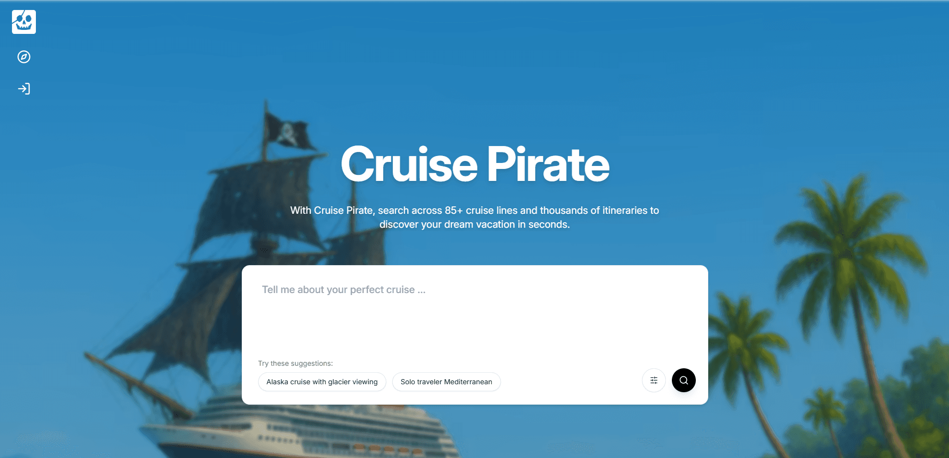 Interface preview of Cruise Pirate