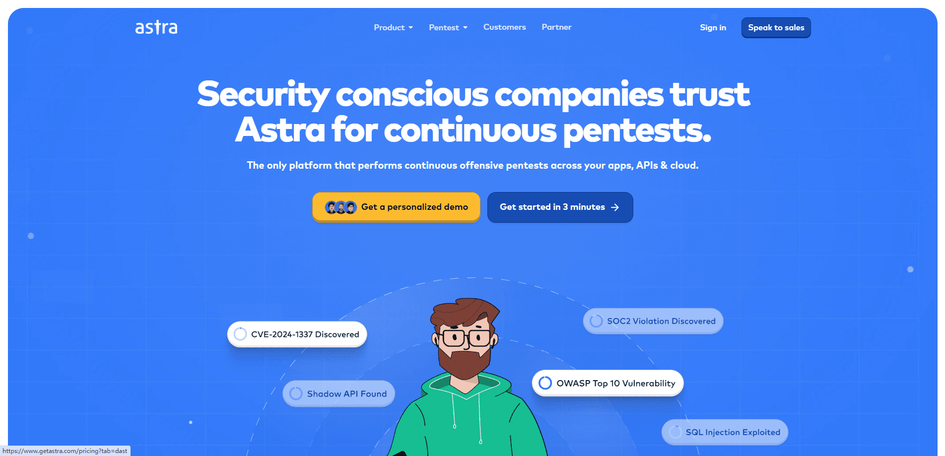 Astra Security 미리보기