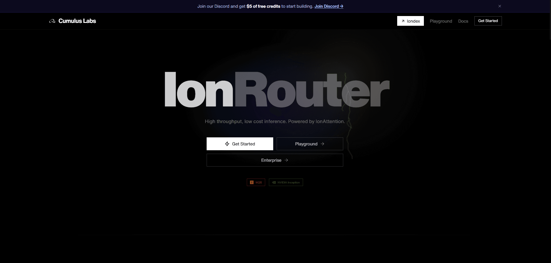 Vista previa de la interfaz de IonRouter
