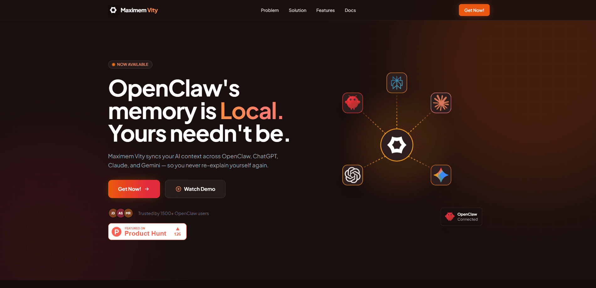 MemoryPlugin for OpenClaw 미리보기