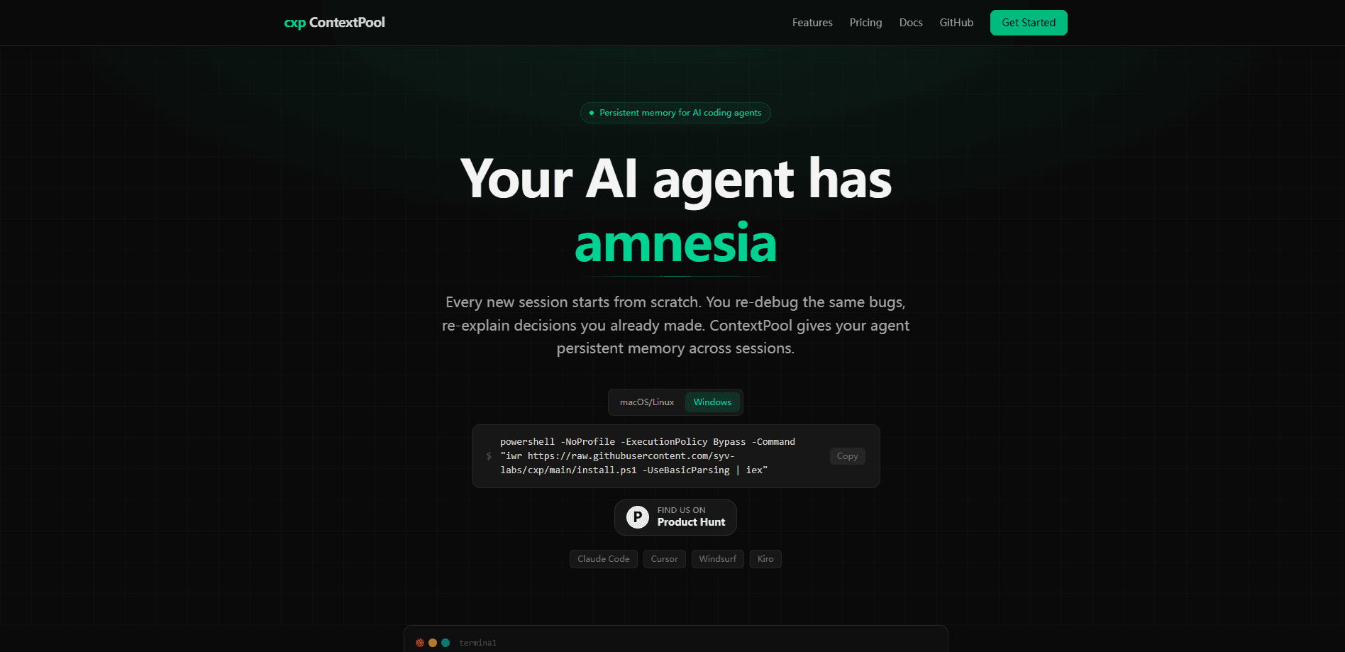 Aperçu de l'interface de ContextPool