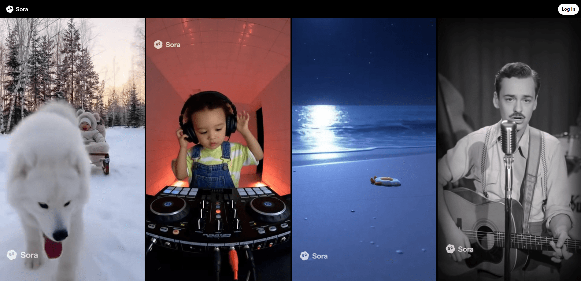 Sora 2 の画面プレビュー