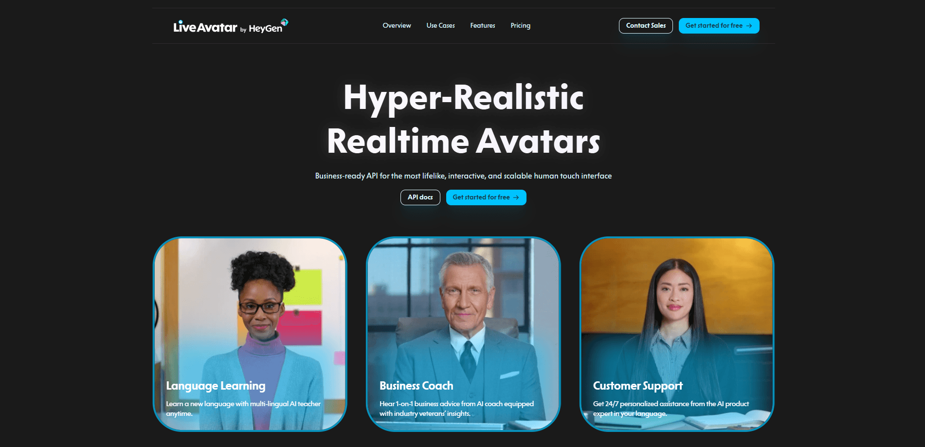 Vorschau der Oberfläche von LiveAvatar by HeyGen