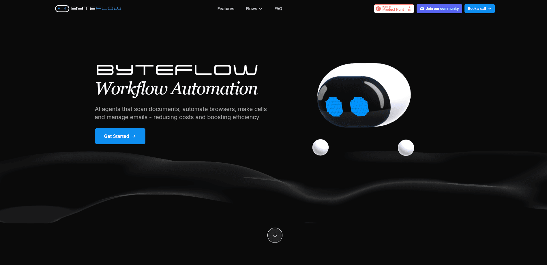 Vista previa de la interfaz de ByteFlow