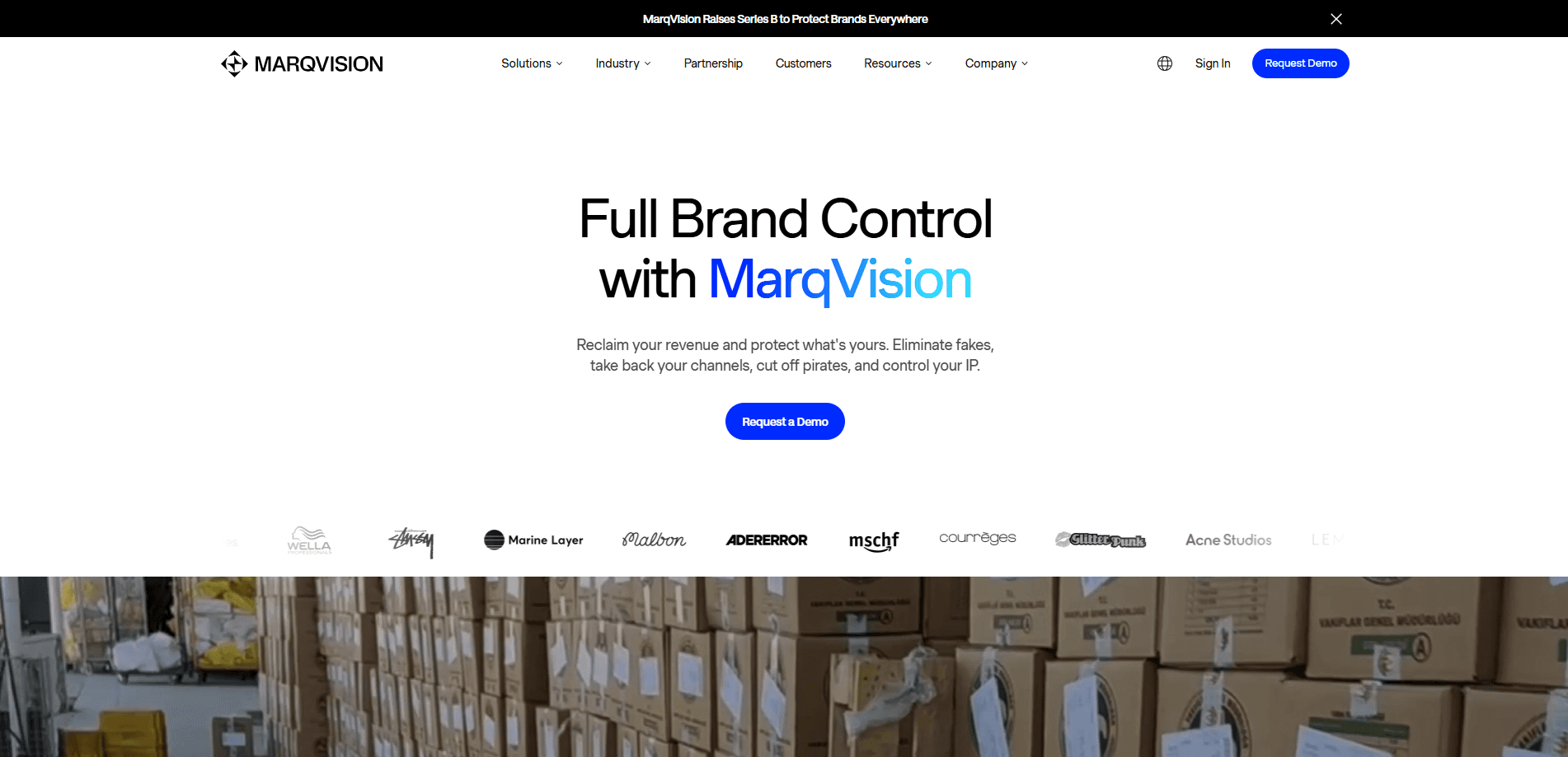 Interface preview of MarqVision