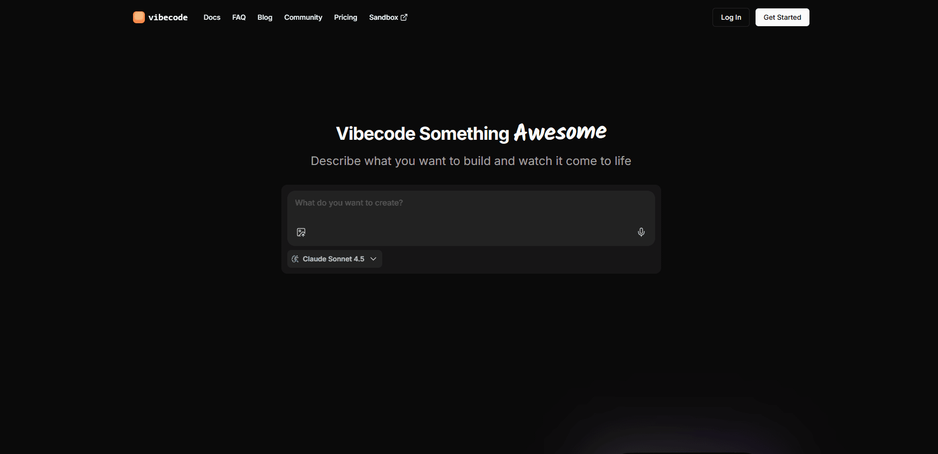 Vibecode - AI App Builder 미리보기