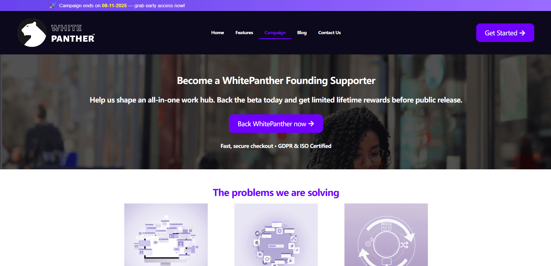 Whitepanther | Campaign Started 미리보기
