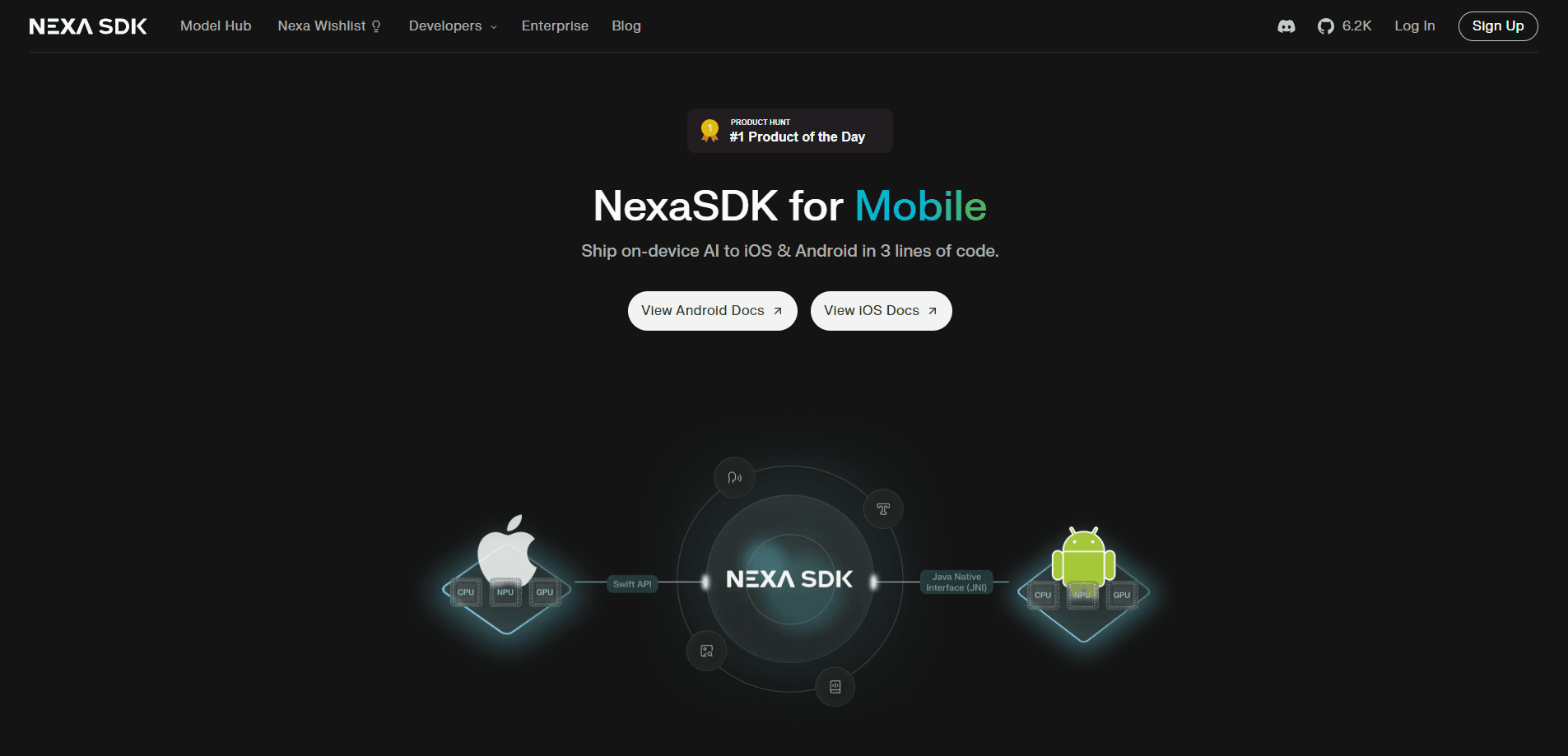 NexaSDK for Mobile 的介面預覽