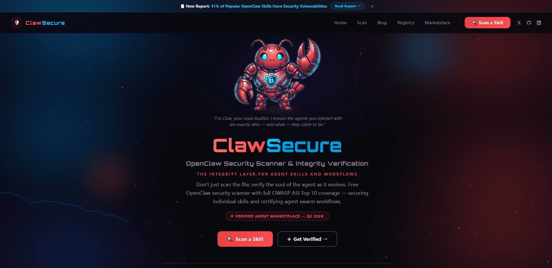 ClawSecure 미리보기