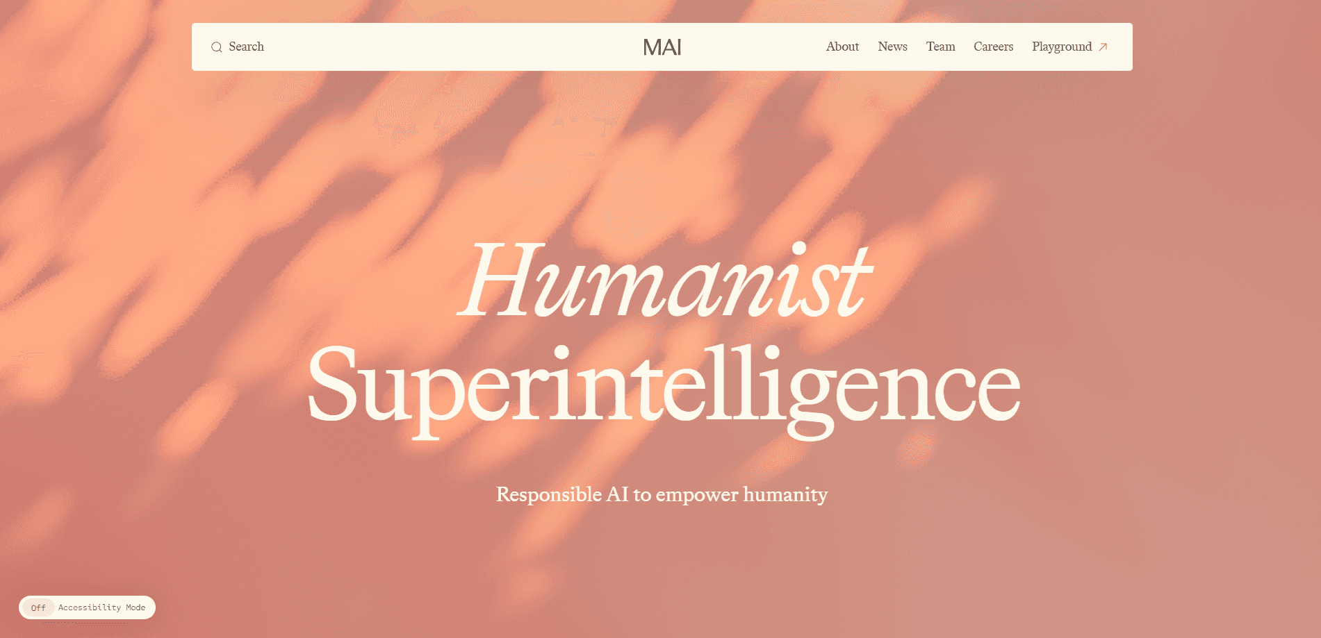Aperçu de l'interface de MAI