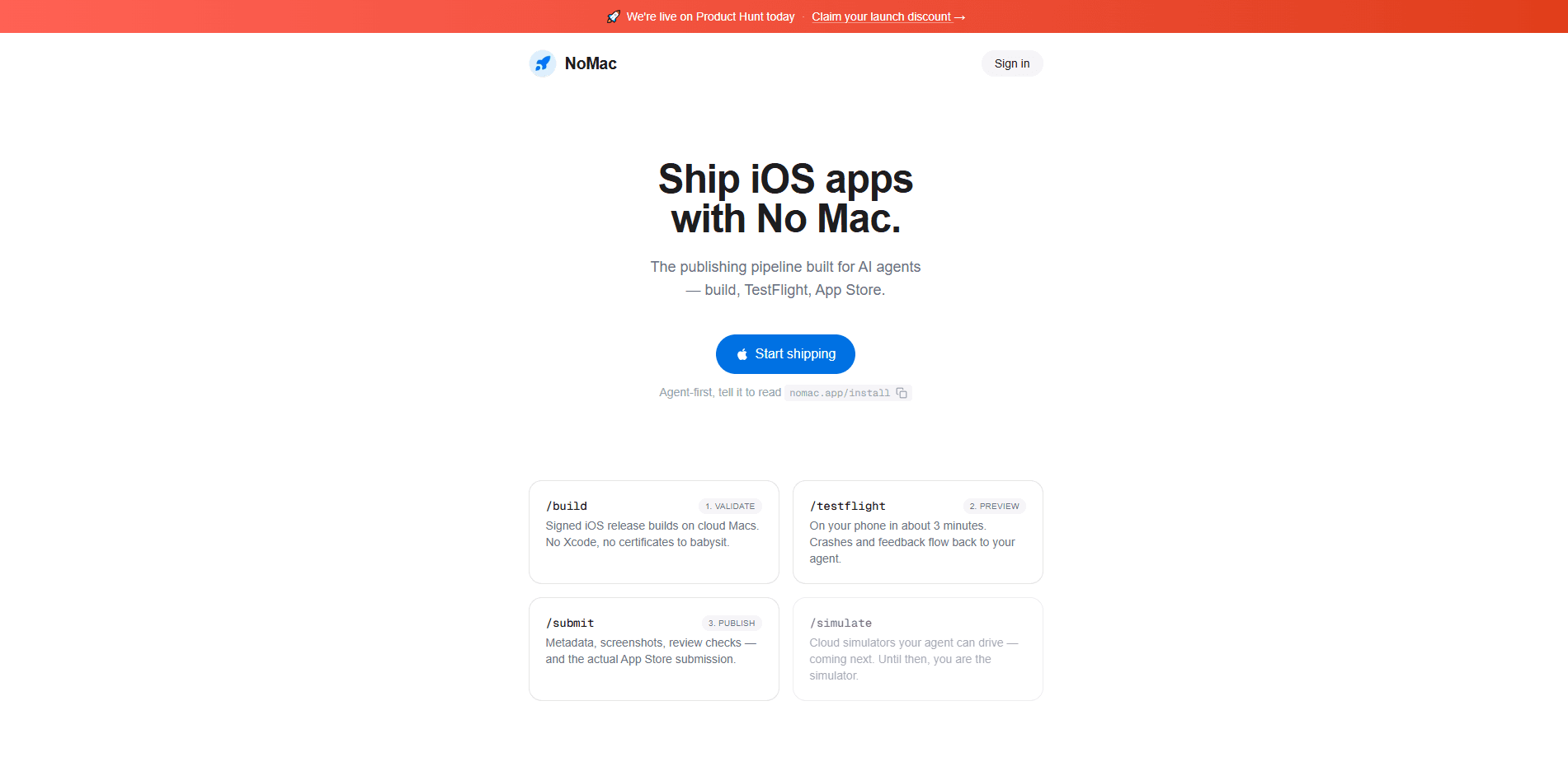NoMac.app 미리보기
