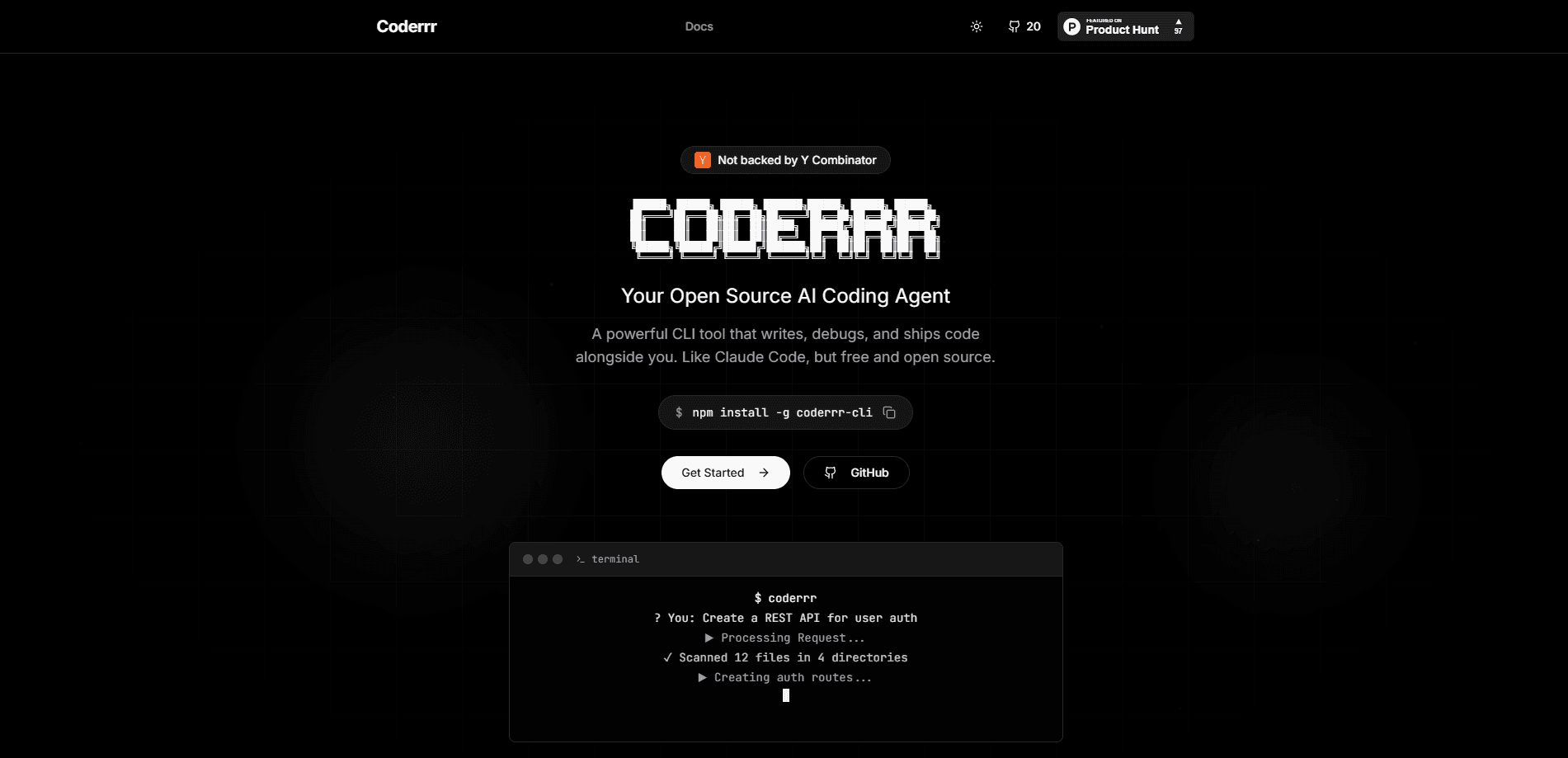 Coderrr 미리보기