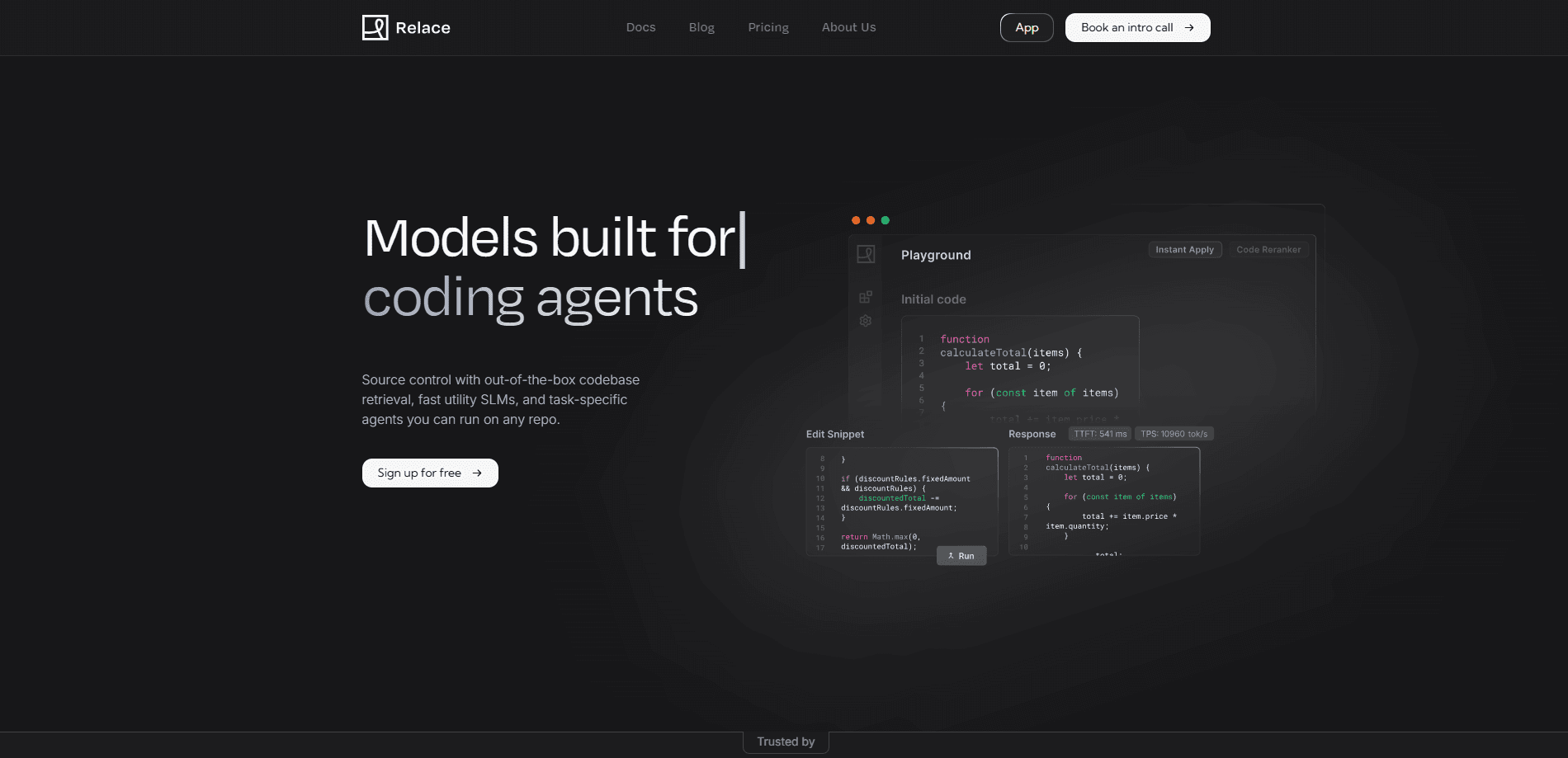 Relace Repos 미리보기