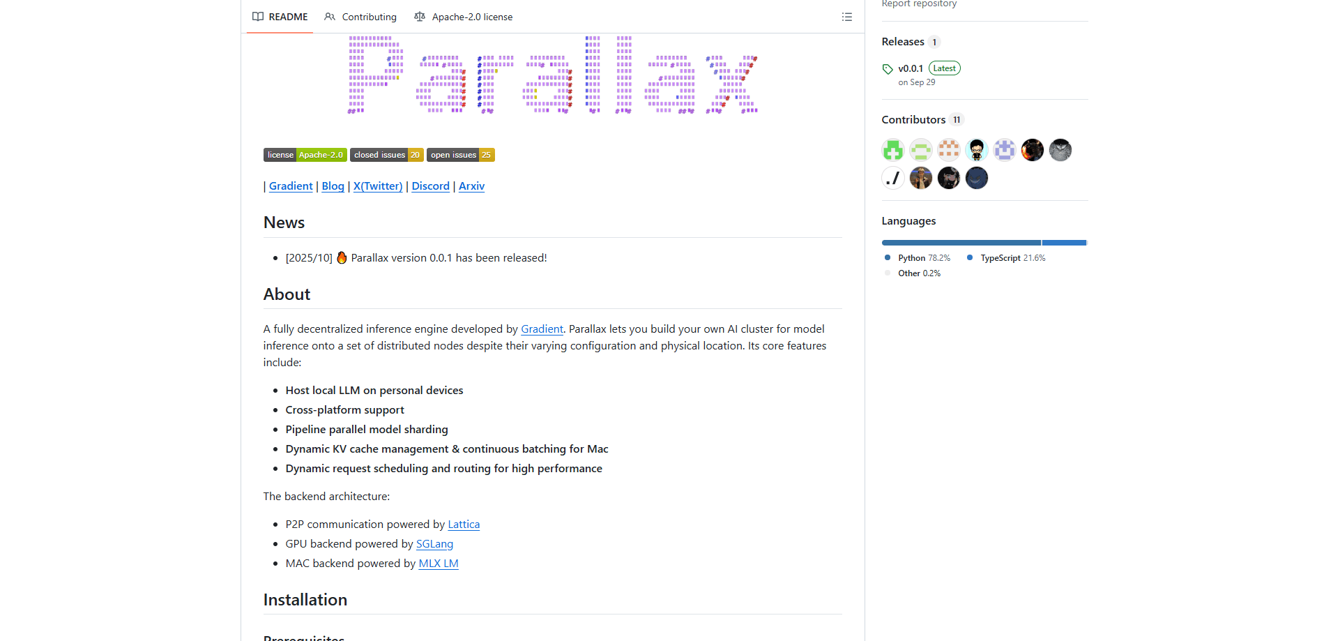 Parallax by Gradient 미리보기